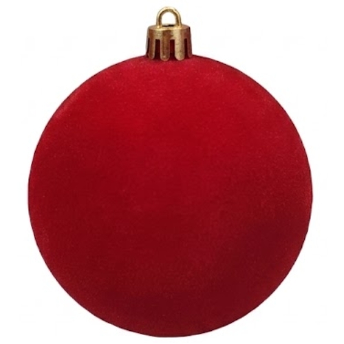ESFERA DE FELPA 15CM ROJO MIRÓ CHRISTMAS - Imagen 1