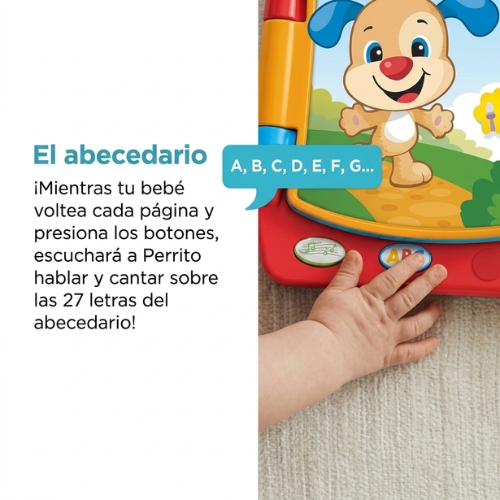 LIBRO ABC DE PERRITO RÍE Y APRENDE FISHER-PRICE - Imagen 4