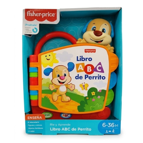 LIBRO ABC DE PERRITO RÍE Y APRENDE FISHER-PRICE - Imagen 1