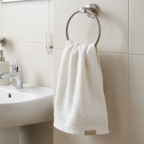 TOALLA PARA MANOS BLANCA IMPERIAL KARSTEN - Imagen 4