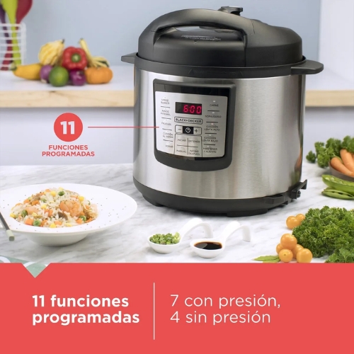OLLA DE PRESIÓN DIGITAL BLACK & DECKER - Imagen 4