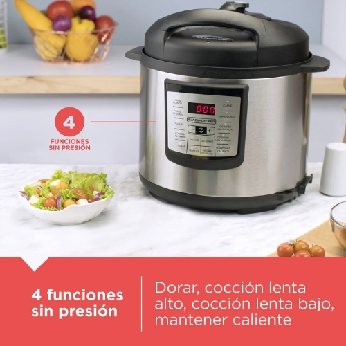 OLLA DE PRESIÓN DIGITAL BLACK & DECKER - Imagen 6