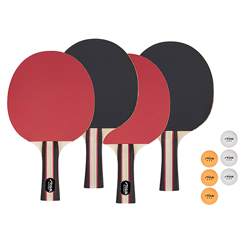  Sanung S304 - Red de tenis de mesa portátil y poste plegable,  red de resorte de ping pong con 2 postes y 2 cadenas, red de malla ajustable  para mesas estándar