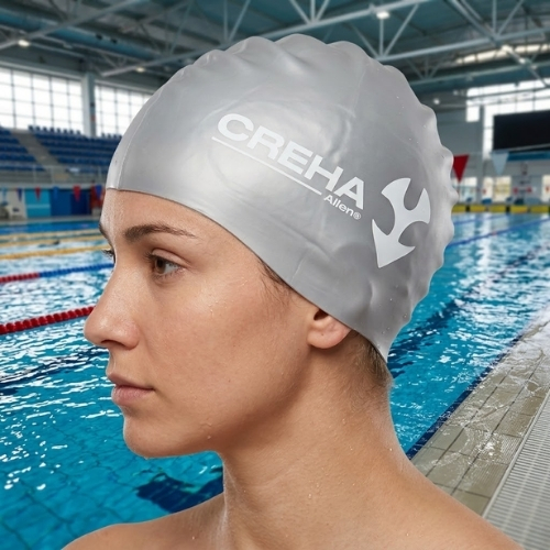 GORRO DE NATACIÓN PARA ADULTO SILVER CREHA ALIENS - Imagen 2