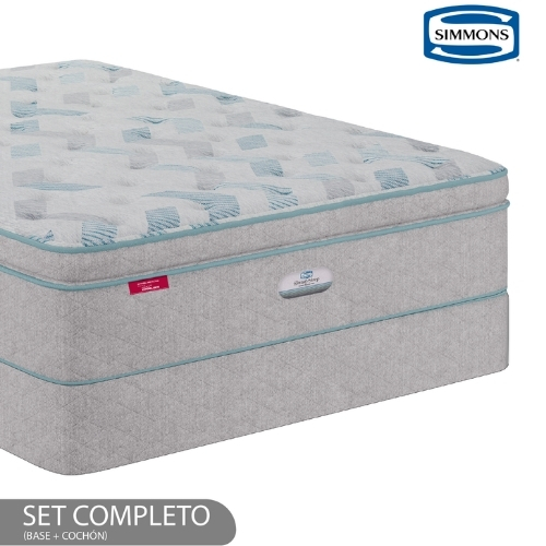BASE Y COLCHÓN BEAUTYSLEEP SUPERPILLOW TOP IMPERIAL SIMMONS - Imagen 2