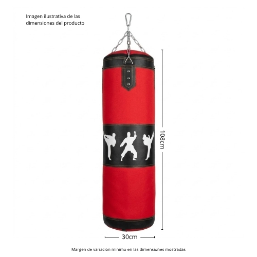 SACO PARA BOXEO Y ARTES MARCIALES HEAVY DUTY 2637 - Imagen 3