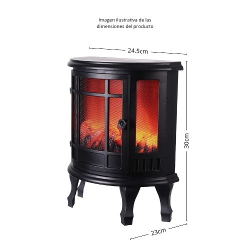 CHIMENEA DECORATIVA OVALADA HM23-027 - Imagen 5