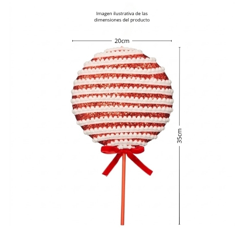 ORNAMENTO CANDY NAVIDEÑO HM23-284 - Imagen 3