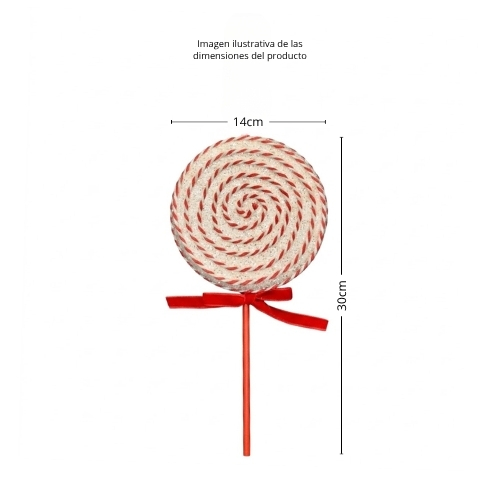 ORNAMENTO CANDY NAVIDEÑO HM23-285 - Imagen 3