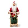 FIGURA NAVIDEÑA DECORATIVA SANTA CLAUS CON TRINEO HM23-076 - Thumbnail Image 1
