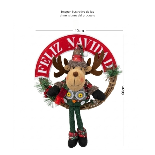 GUIRNALDA DE RENO HAPPY HOLIDAY HM23-091 - Imagen 3