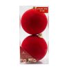 SET DE 2 ESFERAS FELPA ROJA 10 CM MIRÓ CHRISTMAS - Thumbnail Image 2