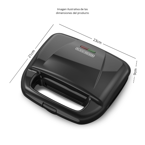 WAFLERA DE 2 PORCIONES BLACK & DECKER - Imagen 4