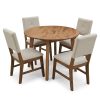 COMEDOR REDONDO CON TOP MADERA MILENIALS CON 4 SILLAS - Thumbnail Image 2