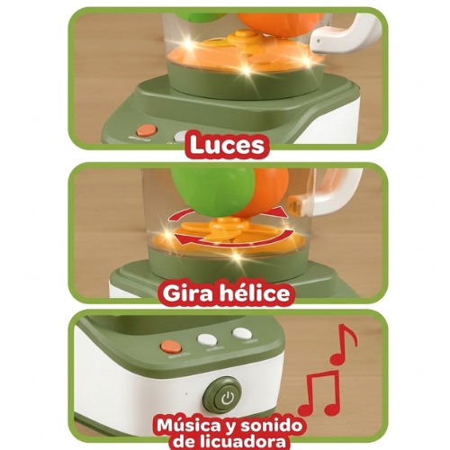 LICUADORA DE JUGUETE CON LUCES Y SONIDOS 0699 - Imagen 2