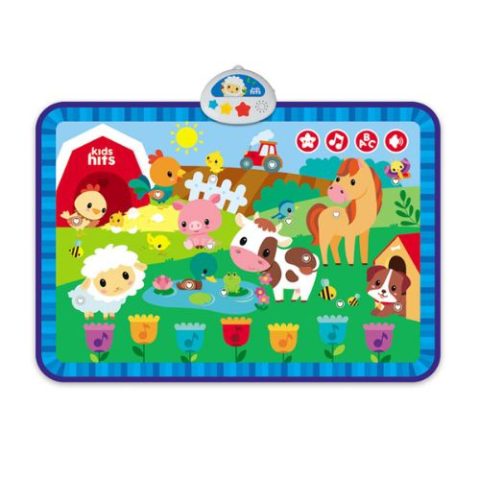 Alfombra Musical Playgro Rhythm And Jam – 17 Sonidos Instrumentales Con Baquetas – Piano, Batería, Violín, Trompeta Y Acordeón