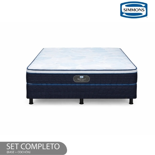 BASE Y COLCHÓN BACKGUARD PT MEDIUM FIRM TOP FULL SIMMONS - Imagen 2