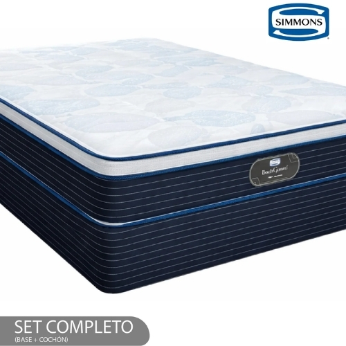 BASE Y COLCHÓN BACKGUARD PT MEDIUM FIRM TOP FULL SIMMONS - Imagen 3