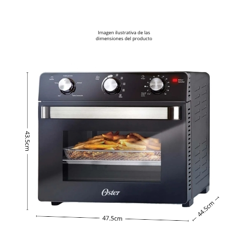 HORNO CON FREIDORA DE AIRE 22 LITROS OSTER® - Imagen 7