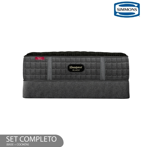 BASE Y COLCHÓN BR BLACK SERIE 1 EXTRA FIRM QUEEN SIMMONS - Imagen 4