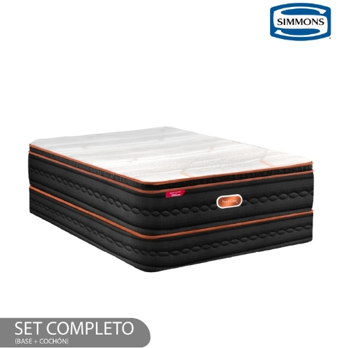 BASE Y COLCHÓN BACKCARE XTRA FIRM QUEEN SIMMONS - Imagen 2