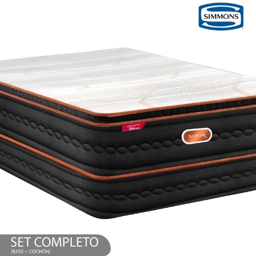 BASE Y COLCHÓN BACKCARE XTRA FIRM QUEEN SIMMONS - Imagen 1