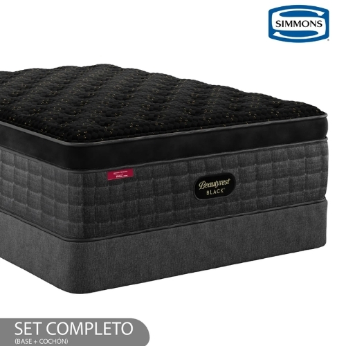 BASE Y COLCHÓN BR BLACK SERIE 3 PT MEDIUM FIRM KING SIMMONS - Imagen 2