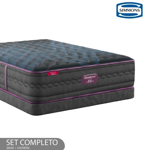 BASE Y COLCHÓN BR WORLD CLASS FIRM QUEEN SIMMONS - Imagen 3