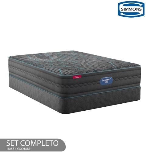 BASE Y COLCHÓN BEAUTYREST FIRM KING SIMMONS - Imagen 1