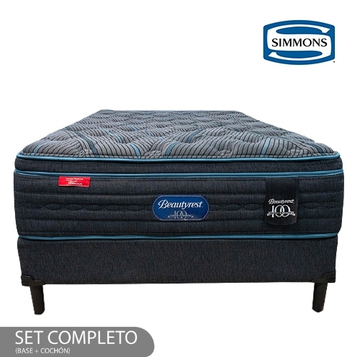 BASE Y COLCHÓN BEAUTYREST PILLOW TOP KING SIMMONS - Imagen 2