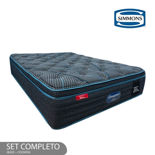 BASE Y COLCHÓN BEAUTYREST PILLOW TOP KING SIMMONS - Imagen 4