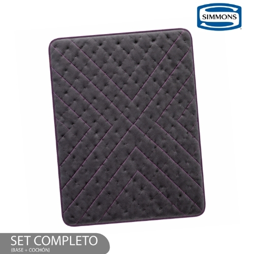 BASE Y COLCHÓN BR WORLD CLASS PILLOW TOP QUEEN SIMMONS - Imagen 4