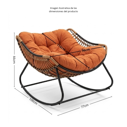 SILLÓN MECEDOR 9010 - Imagen 4