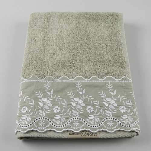 TOALLA FACIAL GRIS SALVIA ANTONIA KARSTEN - Imagen 2