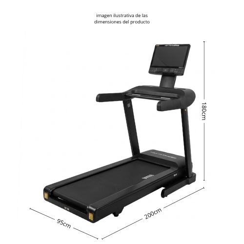 CAMINADORA CON PANTALLA DE 21.5PLG 0216 HM FITNESS - Imagen 10