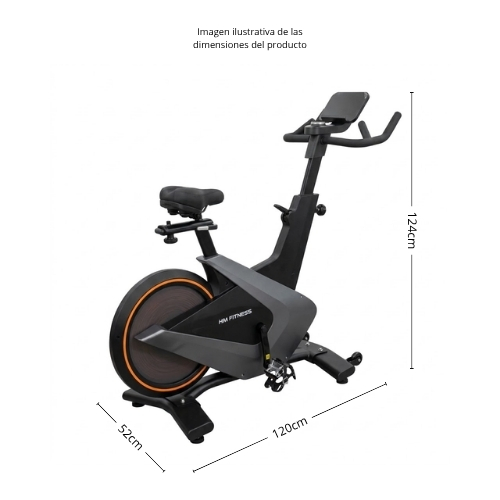 BICICLETA MAGNÉTICA 0220 HM FITNESS - Imagen 7