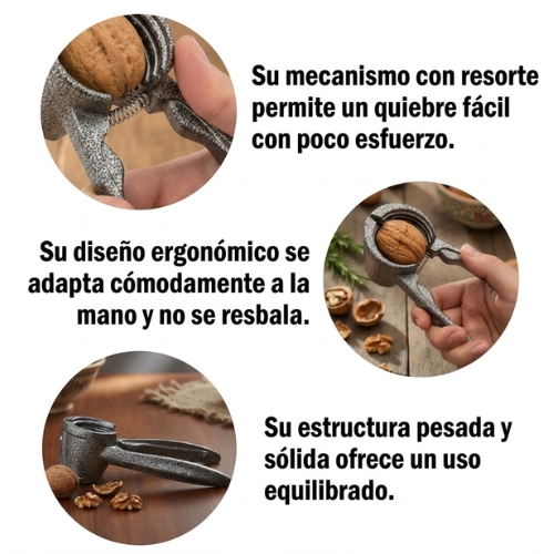 ABRIDOR DE NUECES ALUMINIO HOME BASICS - Imagen 3