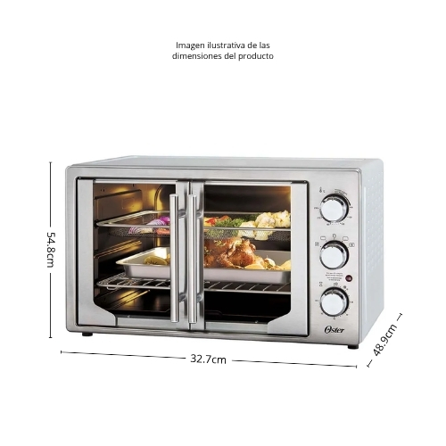 HORNO DE CONVECCION CON FREIDORA DE AIRE 42L OSTER® - Imagen 8