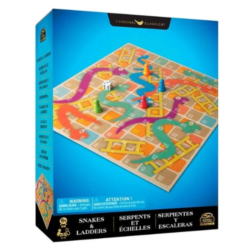 JUEGO DE SERPIENTES Y ESCALERAS DE CARDINAL CLASSICS - Imagen 1