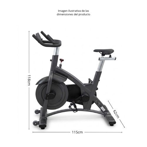 BICICLETA DE SPINNING MAGNÉTICA 0062 HM FITNESS PRO - Imagen 6