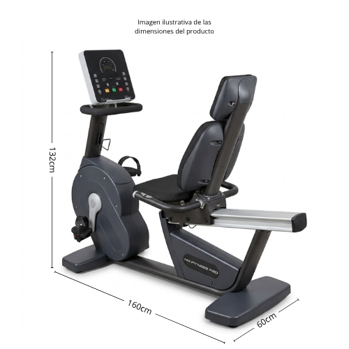 BICICLETA CON RESPALDO 0263 HM FITNESS PRO - Imagen 8