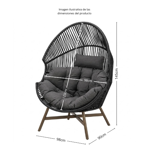 SILLÓN PARA JARDÍN 0806 - Imagen 5