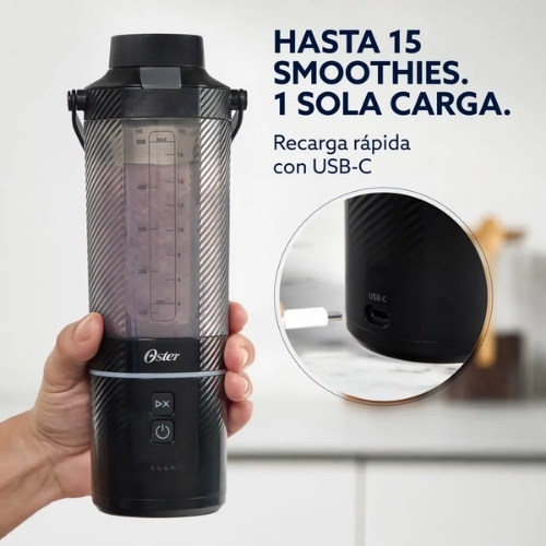 LICUADORA PORTATIL GOMAX 590ML OSTER® - Imagen 2