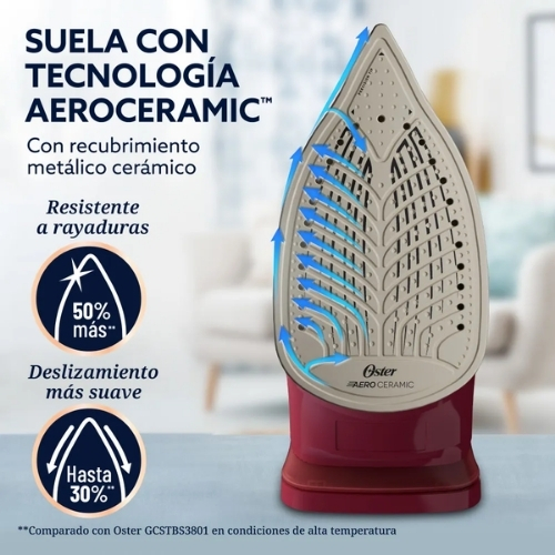 PLANCHA DE VAPOR AEROGLIDE OSTER® - Imagen 4