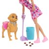 BARBIE MUÑECA MALIBU CON CACHORRO Y ACCESORIOS MATTEL - Thumbnail Image 3