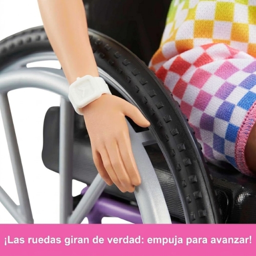 MUÑECA BARBIE FASHIONISTA CON SILLA DE RUEDAS MATTEL - Imagen 2