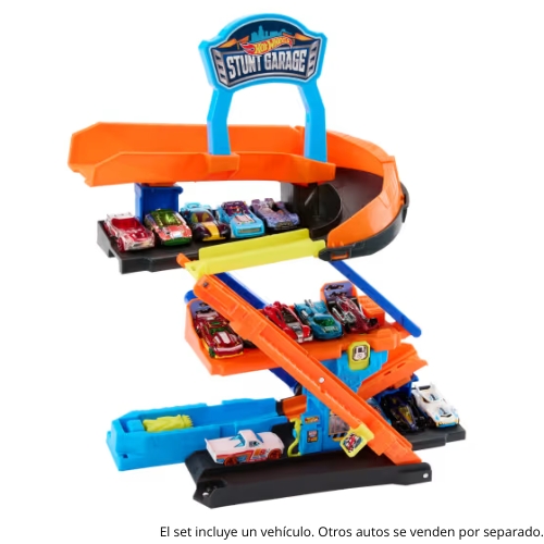 HOT WHEELS CITY GARAGE DE ACROBACIAS MATTEL - Imagen 3