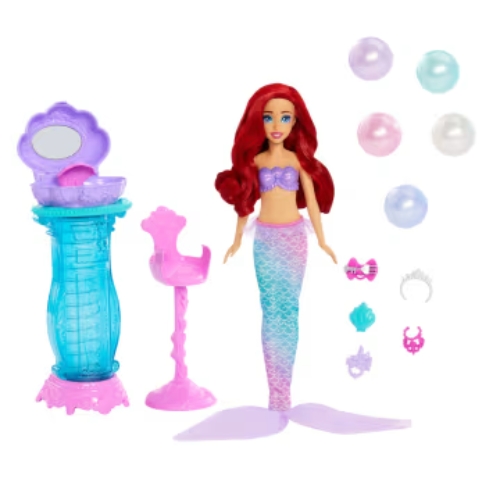 SET DE MUÑECA DISNEY PRINCESS ARIEL SECRETS MATTEL - Imagen 5