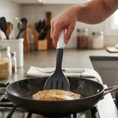 ESPÁTULA RANURADA BLANCA KITCHENAID - Imagen 4