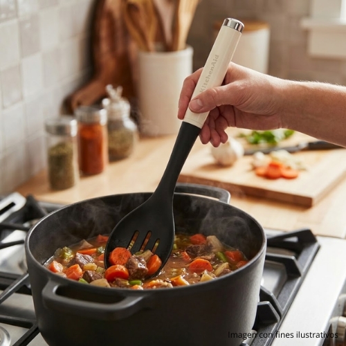 CUCHARÓN RANURADO BLANCO KITCHENAID - Imagen 4